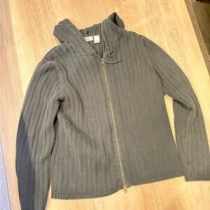 Old Navy black Ribbed Hoodie